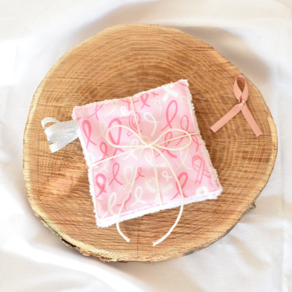 Lot de 5 lingettes Octobre rose