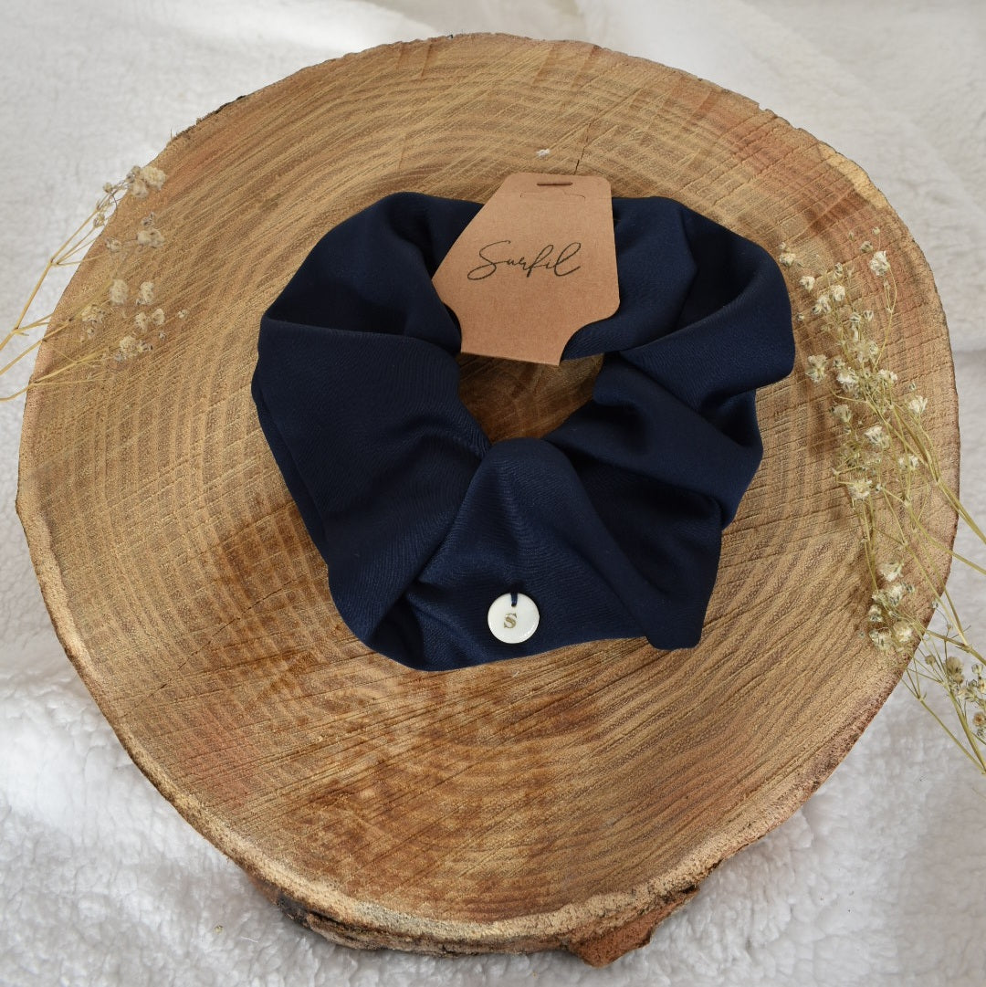 Chouchou satin Alba
