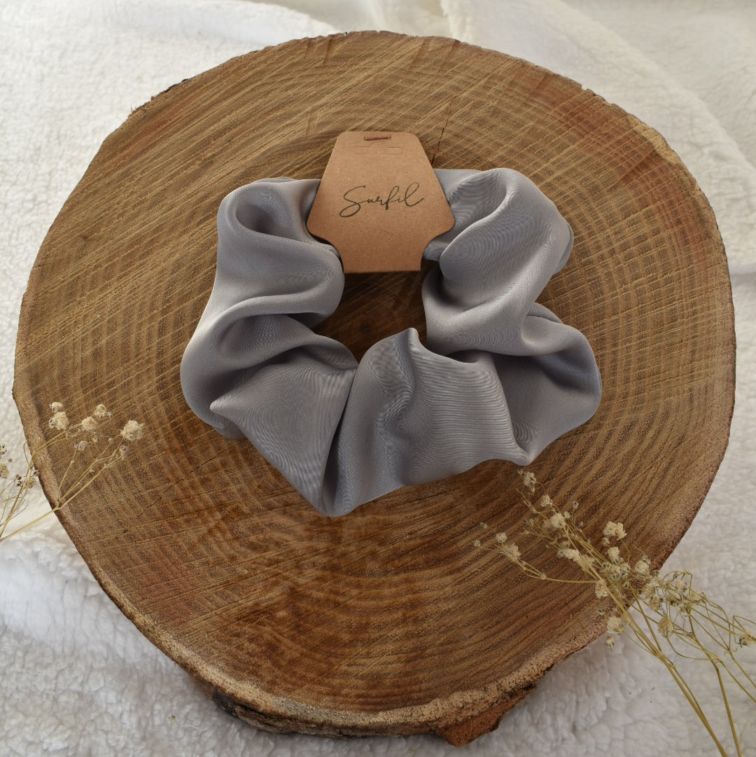 Chouchou satin Alba