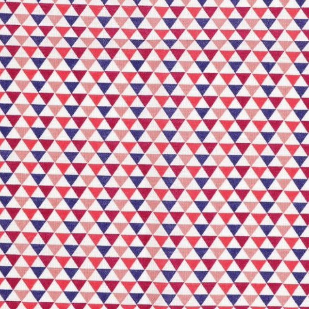 Attache tétine triangle rose