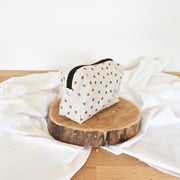 Trousse coeur bronze